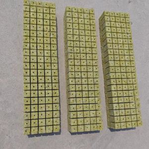 Modern 200x200x200mm Agricultural Soilless Rock Wool Planting Blocks Heat