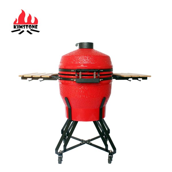 KIMSTONE the Most Popular of 22 Inch OUTDOOR Kamado Kitchen Restaurant Charcoal Griller