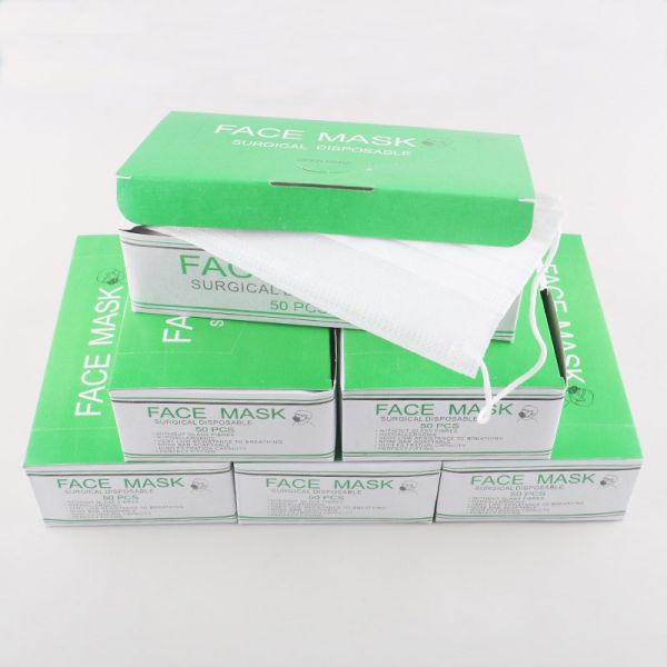 Buy White Medical Mouth Mask Hospital Surgical Disposable Mask ISO13485 Approved at wholesale prices