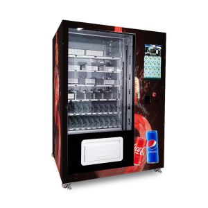 Micron Belt Conveyor Sandwich Cupcake Vending Machine With Lift And Touch Screen