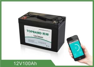 China LiFePO4 12V 100Ah Lithium RV Battery Pack Bluetooth Connection For Caravan on sale China LiFePO4 12V 100Ah Lithium RV Battery Pack Bluetooth Connection For Caravan on sale