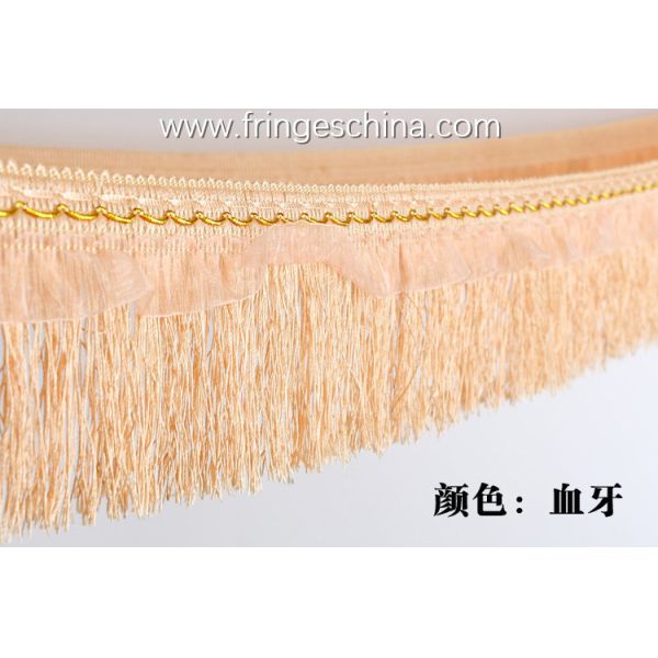 Latest decorative OEM custom design tassel fringe for curtain cushion trimmings