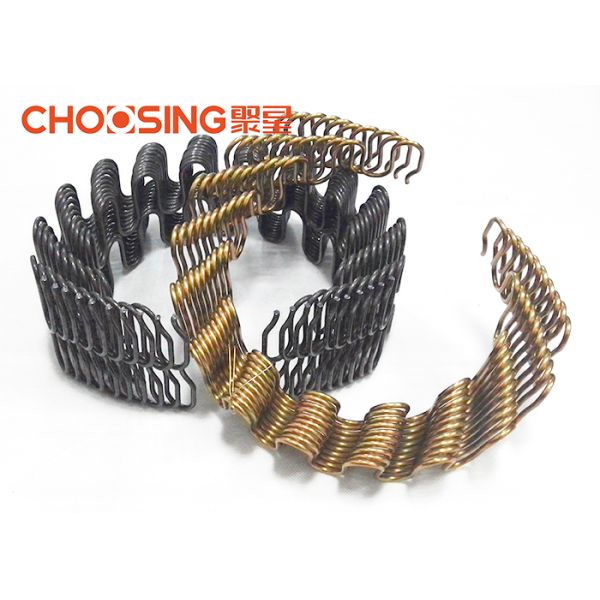 Customized Length Zig Zag Chair Springs Round Shape 3.0 - 3.4mm Wire Diameter