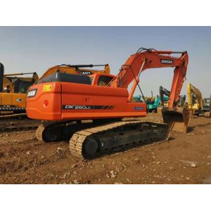 6245mm Boom DX260 Used Doosan Excavator 1.27m3 Bucket
