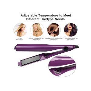 450F Anion Hair Straightener Curling Iron Twist Ceramic Tourmaline Coated