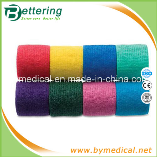 Buy 5cm Easy tearing Non Woven cohesive bandage self adhesive bandage at wholesale prices