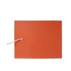 220V Square Electric Silicone Rubber Heating Pad With Etching Film