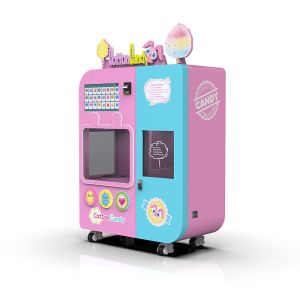 GPS 2500W Fairy Floss Vending Machine APP Control Brushless Burner