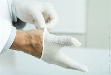 Medical Disposable Hand Gloves , Disposable Latex Gloves M L XL Size