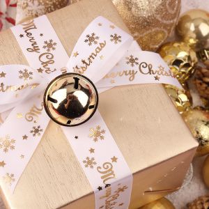 Wholesale Custom Ribbon Clothes Decoration Christmas ribbon printed ribbon for