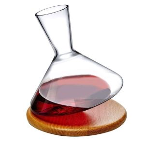 Solid Wooden Balance Wine Decanter -Pine  Wooden Base only