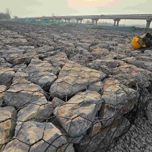 Quality Woven Hexagonal Gabion Mesh Wall Decorative Stainless Steel Grid Gabion Box PVC Coated for sale