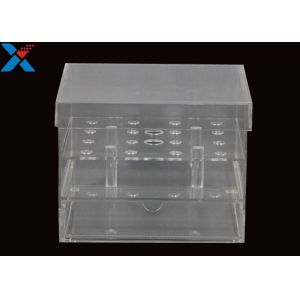 Clear Acrylic Flower Case Recyclable, High Grade Acrylic Rose Box With Drawer