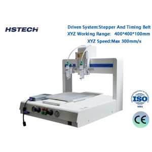 High-Speed Stepper And Timer Belt 4 Axis Glue Dispensing Machine with LCD Screen