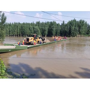 Complete Length 104m Military Pontoon Bridge Heavy Pontoon Equipment