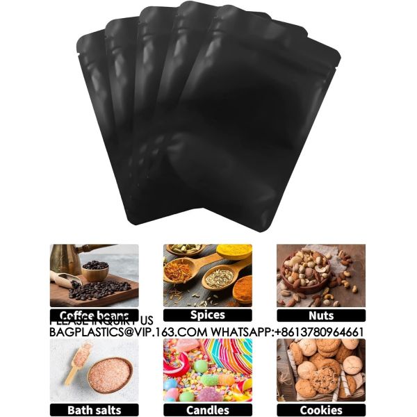 Sustainable Recyclable Pack Resealable Stand Up Bags,Smell Proof Pouch Sealable Foil Pouch Bags For Packaging