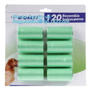 Eco friendly pet dog waste poop shit bag, Pet supply biodegradable one-time dog