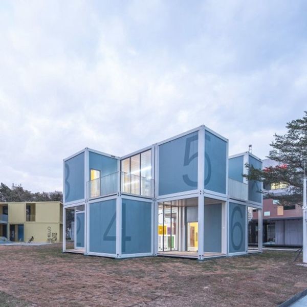 Buy Q235 Galvanized Fitting Flat Pack Container Foldable Extensions Garden House at wholesale prices