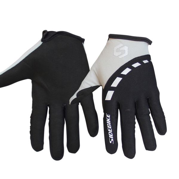 Buy Breathable Full Finger Biking Gloves Quakeproof High Elastic Anti Vibration at wholesale prices