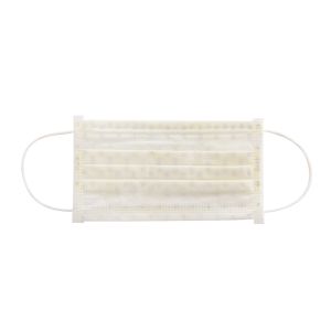 Surgical Disposable Protective Face Mask Yellow 3 Layers