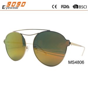 China Retro round  fashionable sunglasses ,made of metal frame ,suitable for men and women on sale
