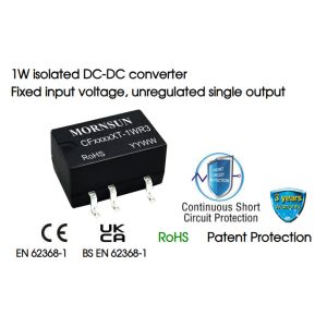 1W BMS Automotive DC DC Converter Unregulated Single Output