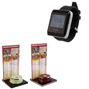 China supply wireless call button watch pager system