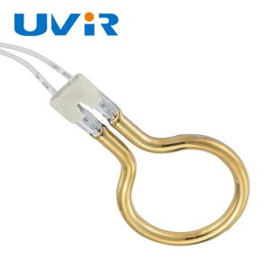 220V 450W Gold Ring Infrared Halogen Lamp 606mm Diameter