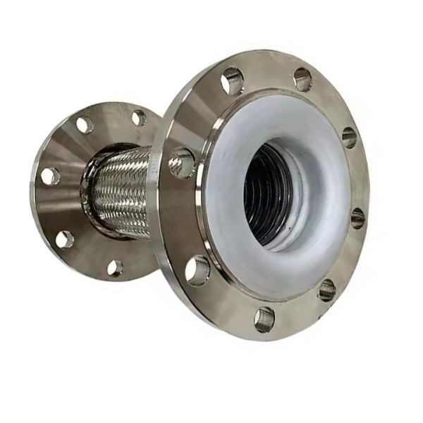 High Temperature Resistant Stainless Steel Braided Flex Hose Flange Metal Braided Hose Fittings