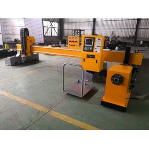 Anti Collision Fiber Laser Pipe Cutting Machine , Automatic Tube Cutter