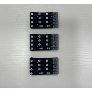 Bank Payment Cipher Silicne Button With Conductive Carbon Particles