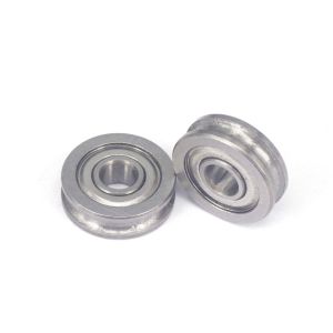 4x13x4mm Carbon Steel U604ZZ U Groove Pulley Wheels For 3D Printer