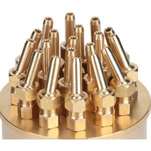 Brass DN40 1 1/2" 3 Layers Blossom Fountain Jet Nozzle
