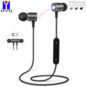 Magnetic Attraction Wireless Stereo Earphone 55cm Bluetooth Necklace Earbuds