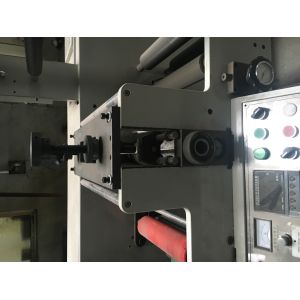 Quality Allfine 7color 320 two units(4+3) Label 4 colour flexo printing machine self-adhesive sticker/label to mould die cutter for sale