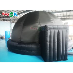 Portable Black Inflatable Planetarium Dome Tent Blow Up Projection Tent