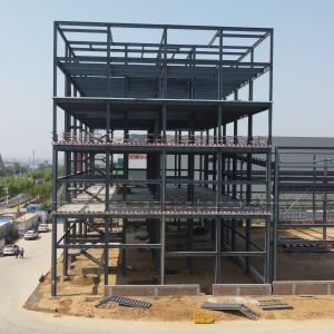 Prefabricated Steel Structure Warehouse with Large Span Multi Roof