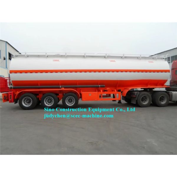 Buy Large Capacity Heavy Duty Semi Trailers 42000L For Oil Fuel Diesel Gas at wholesale prices