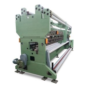 Quality Computerized Raschel Warp Knitting Machine with 3-Rollers Positive Yarn Let-Off System and E6/E7/E8/E9/E12/E14 Gauge for 135-340&quot; Working Width for sale