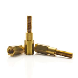 Copper Threaded Hex Standoffs 1mm Length Customized Male Female Spacer