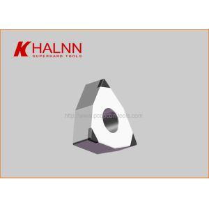 Halnn Solid PCBN Inserts Interrupt Machining Hardened Steel Wind Power Bearings