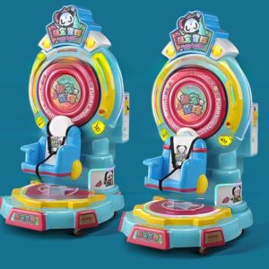 Dreamland children electric coin operated rocking car fiberglass kids paradise