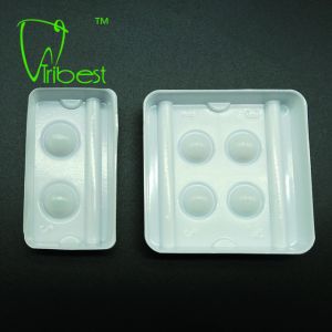 2/4 Slots Dental Plastic Disposable Mixing Wells