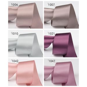 25mm Double Face Polyester Satin Ribbon for Garment Acessories