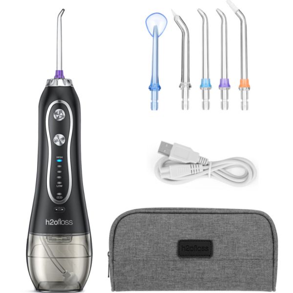 Buy USB Rechargeable Electric Water Flosser With 300ml Water Tank at wholesale prices