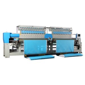 Straight Line Automatic Embroidery Sewing Machine 22 Heads For Quilting 1.6m