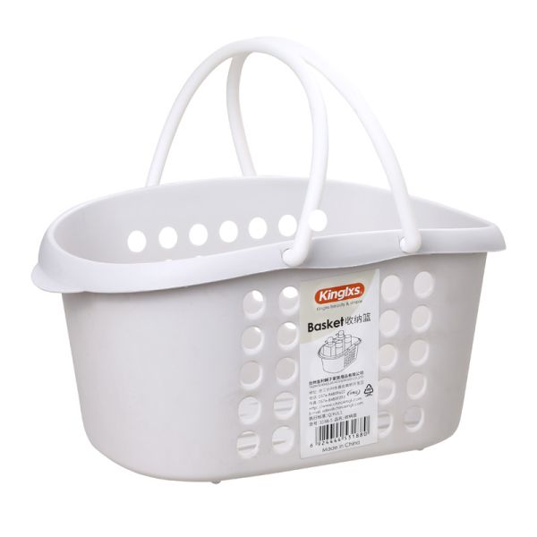 Bathroom Storage Simple 24*17.5*11.5cm Plastic Bath Basket