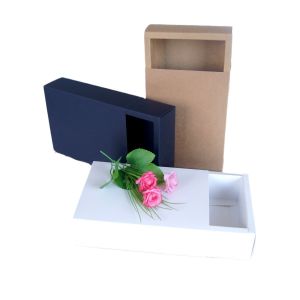 Recyclable Luxury Colorful Rigiding Packing Kraft Paper Gift Boxes With Your Own