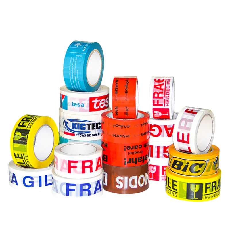 Printed Packing Tape Bopp Transparent Adhesive Film Custom Packing Tape With