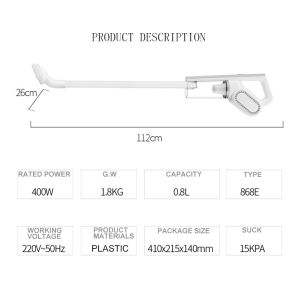 Electric 2-in-1 Stick Vacuum Cleaner The Perfect Combination of Power and